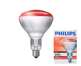 Lampada a raggi infrarossi 250W - Zootec Attrezzature Zootecniche