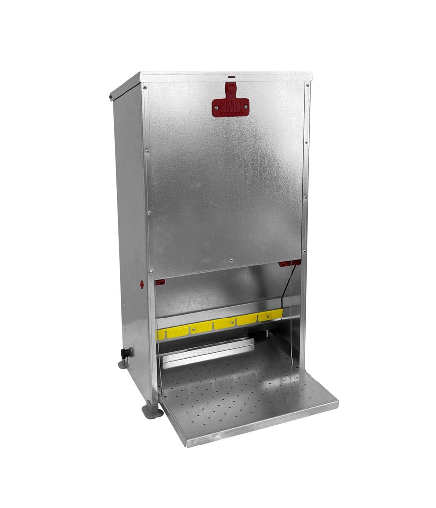 Mangiatoia Galline 9kg Antispreco - Con Parasole, Per Polli E Anatre, Plastica - Foto 5