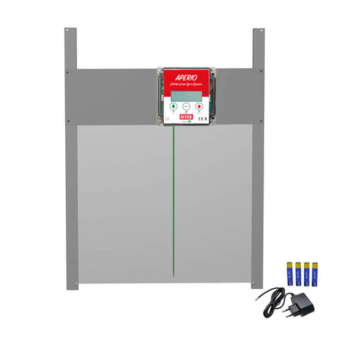 Porta automatica per pollaio cm 42x37 - ideale per allevamenti Bio