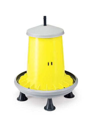 Mangiatoia per tacchini, in lamiera, automatica e bordo antispreco 18kg Mangiatoia per tacchini, in lamiera, automatica e bordo antispreco 18kg